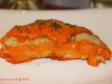 Lomo de bacalao en salsa de piquillo