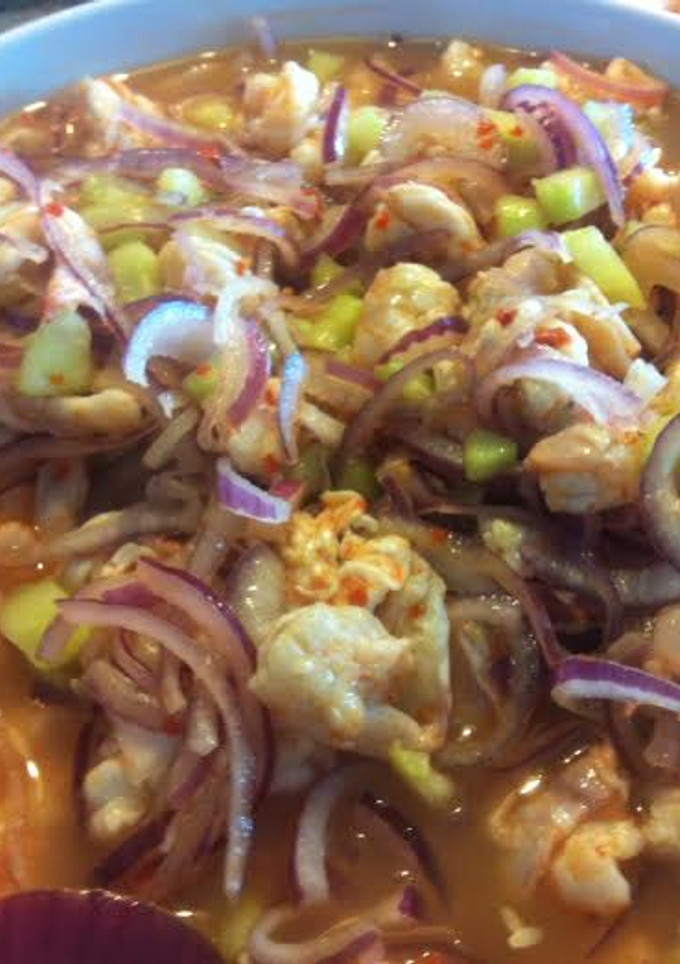 Una foto de Aguachile con camarones