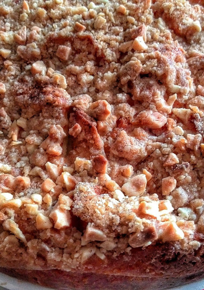 Una foto de Tarta de manzana strudel