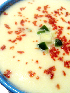 Una foto de Gazpacho de lichis