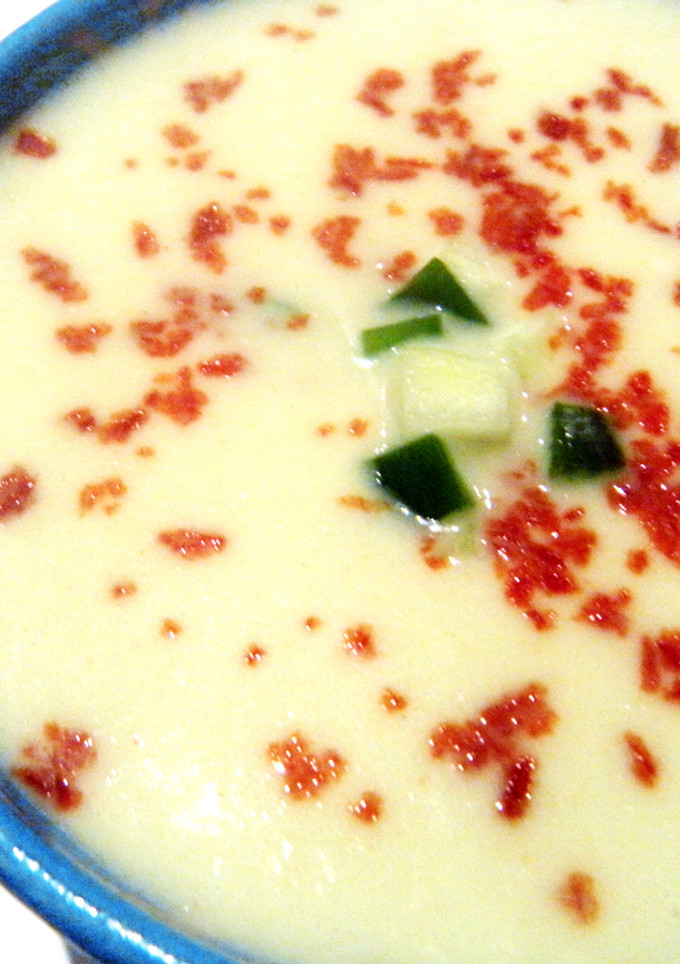 Una foto de Gazpacho de lichis
