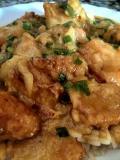 Una foto de Bacalao fresco con salsa picante