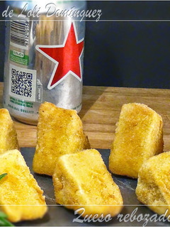 Una foto de Queso rebozado y frito