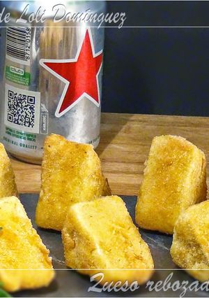 Una foto de Queso rebozado y frito
