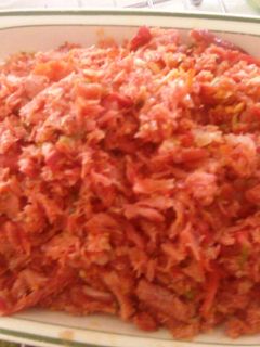 Una foto de Marlin ahumado para tostadas