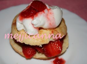 Una foto de Strawberry shortcake