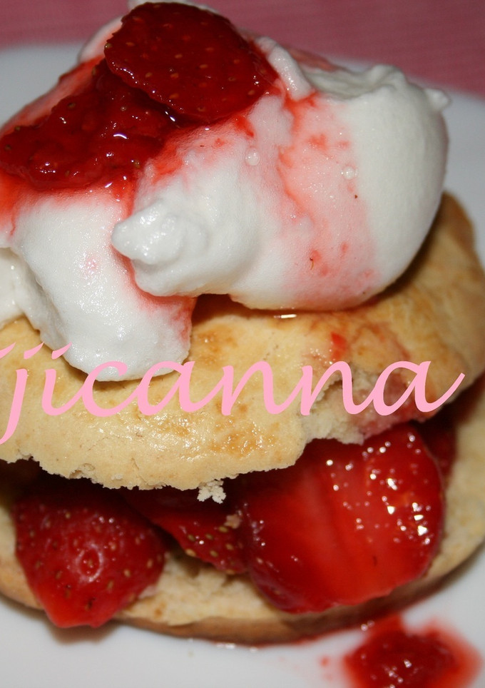 Una foto de Strawberry shortcake