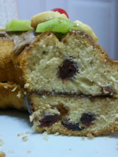 Una foto de Rosca de arándanos
