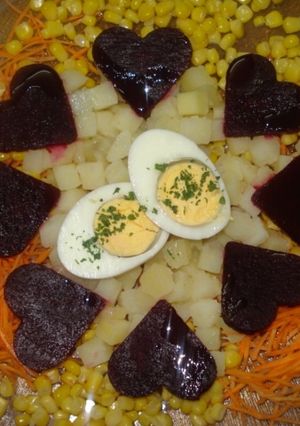 Una foto de Ensalada romántica
