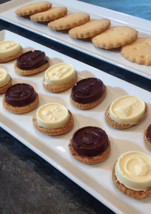 Una foto de Galletas con chocolate