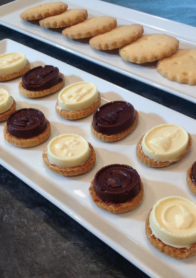 Una foto de Galletas con chocolate