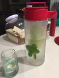Agua fresca (pepino-limón-menta)
