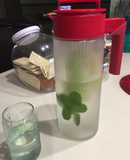 Agua fresca (pepino-limón-menta)