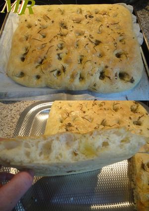 Una foto de Masa de focaccia italiana