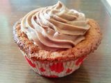 Cupcakes de vainilla con nutella