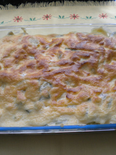 Una foto de Verdura gratinada con alioli
