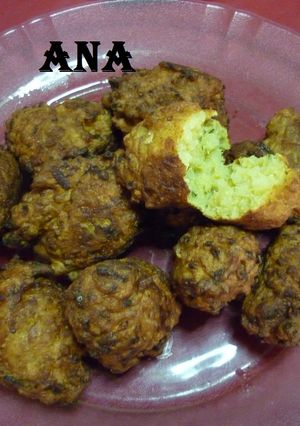 Una foto de CROQUETAS DE ARROZ PRIMAVERA CASERAS