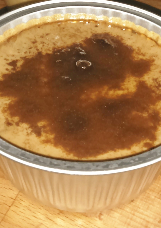 Una foto de Panna cotta de café