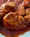 Pollo con tomate y choricitos para la salsa 