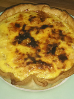 Una foto de Quiche de bacon y queso