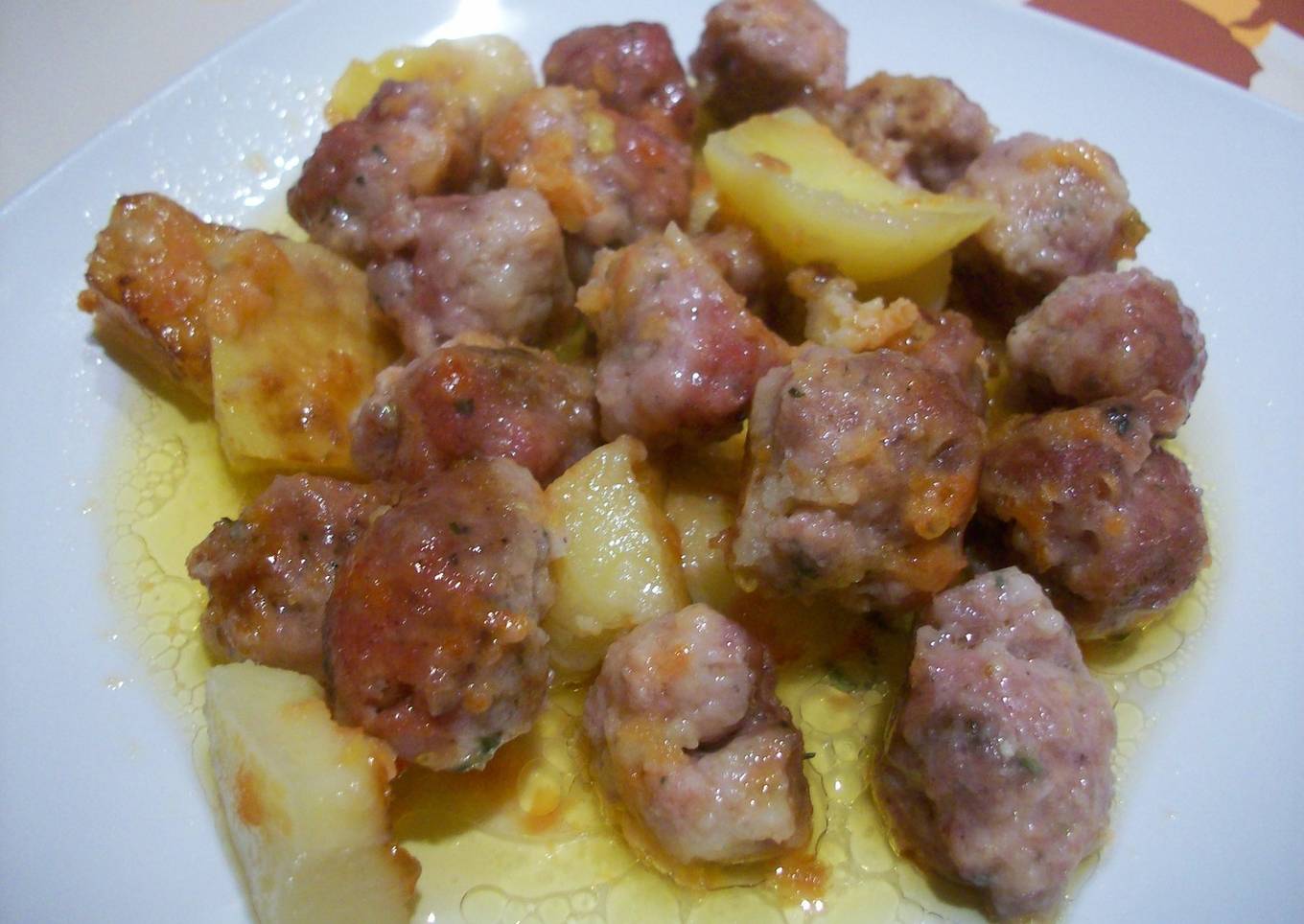 Albóndigas con patatas<br />