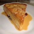 Postre de bizcocho y flan