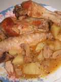 Alas de pava en salsa de mi madre