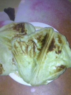 Una foto de Waffles en sandwichera