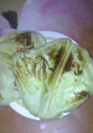 Una foto de Waffles en sandwichera