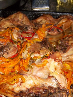 Una foto de Pata y muslo al horno