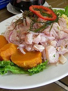 Una foto de Ceviche peruano