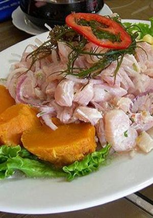 Una foto de Ceviche peruano