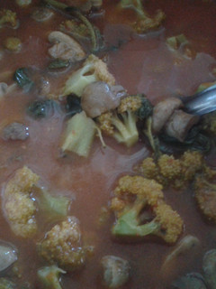 Una foto de Sopa de brócoli y champiñón