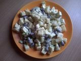 Ensalada de judías con piña