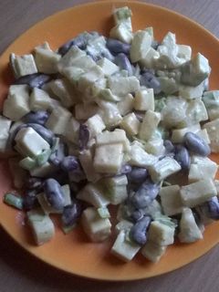 Una foto de Ensalada de judías con piña