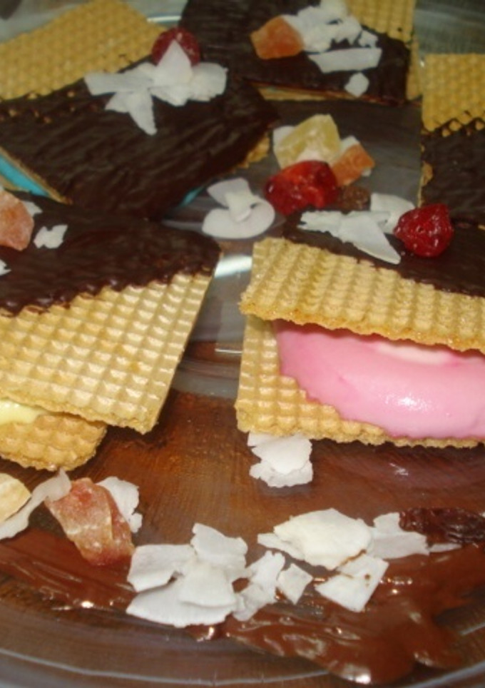 Una foto de Sandwichs de colores