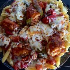 A picture of Mostacholes gratinados.