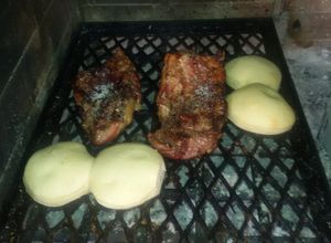 Una foto de Arañita Adobada (o Bife Escondido) a la Parrilla