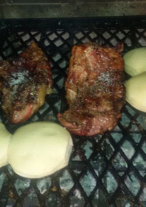 Una foto de Arañita Adobada (o Bife Escondido) a la Parrilla