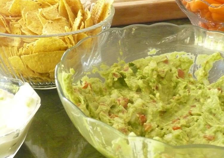 Guacamole con o sin cayenne pepper