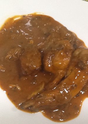 Una foto de Conejo enharinado con vinagre de manzana