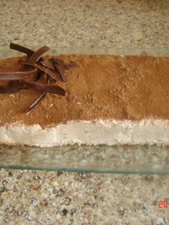 Una foto de Tarta mouse de mascarpone y chocolate al aroma de naranja
