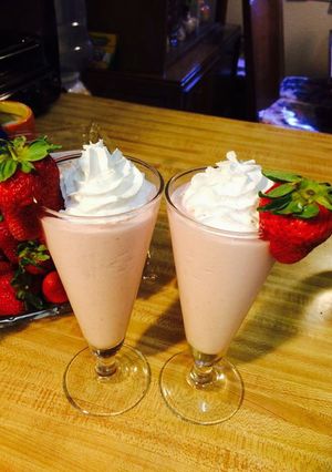 Una foto de Smoothie de Fresas