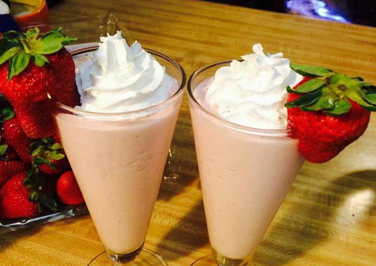 Smoothie de Fresas Receta de macorose66 Cookpad