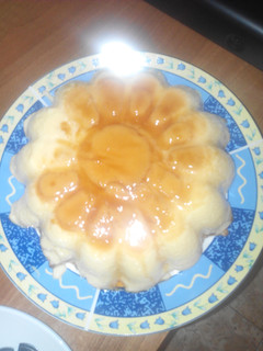 Una foto de Flan rápido