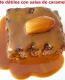  Pudding de dátiles con salsa de caramelo y moka