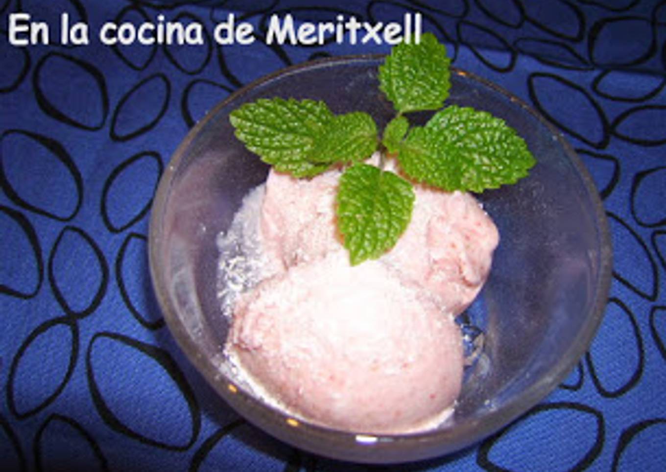 Helado de fresa muy rápido de preparar