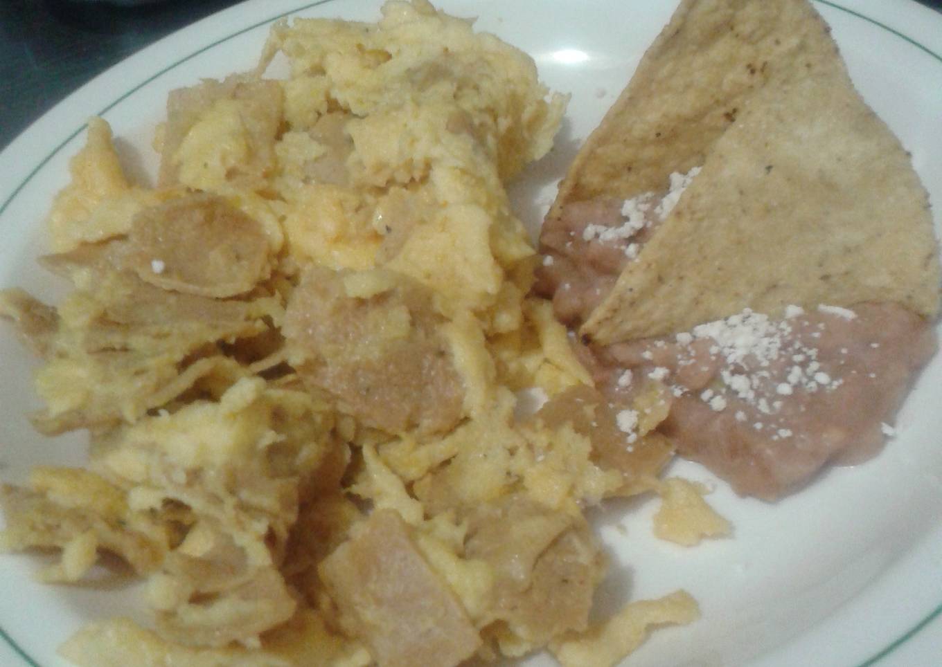 Huevos con tortilla