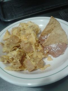 Una foto de Huevos con tortilla