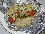 Paquetitos de pollo al aluminio